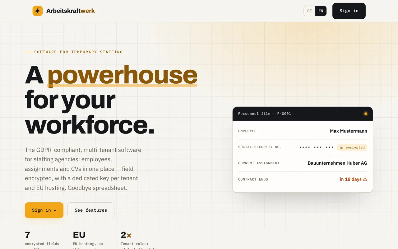 Arbeitskraftwerk preview