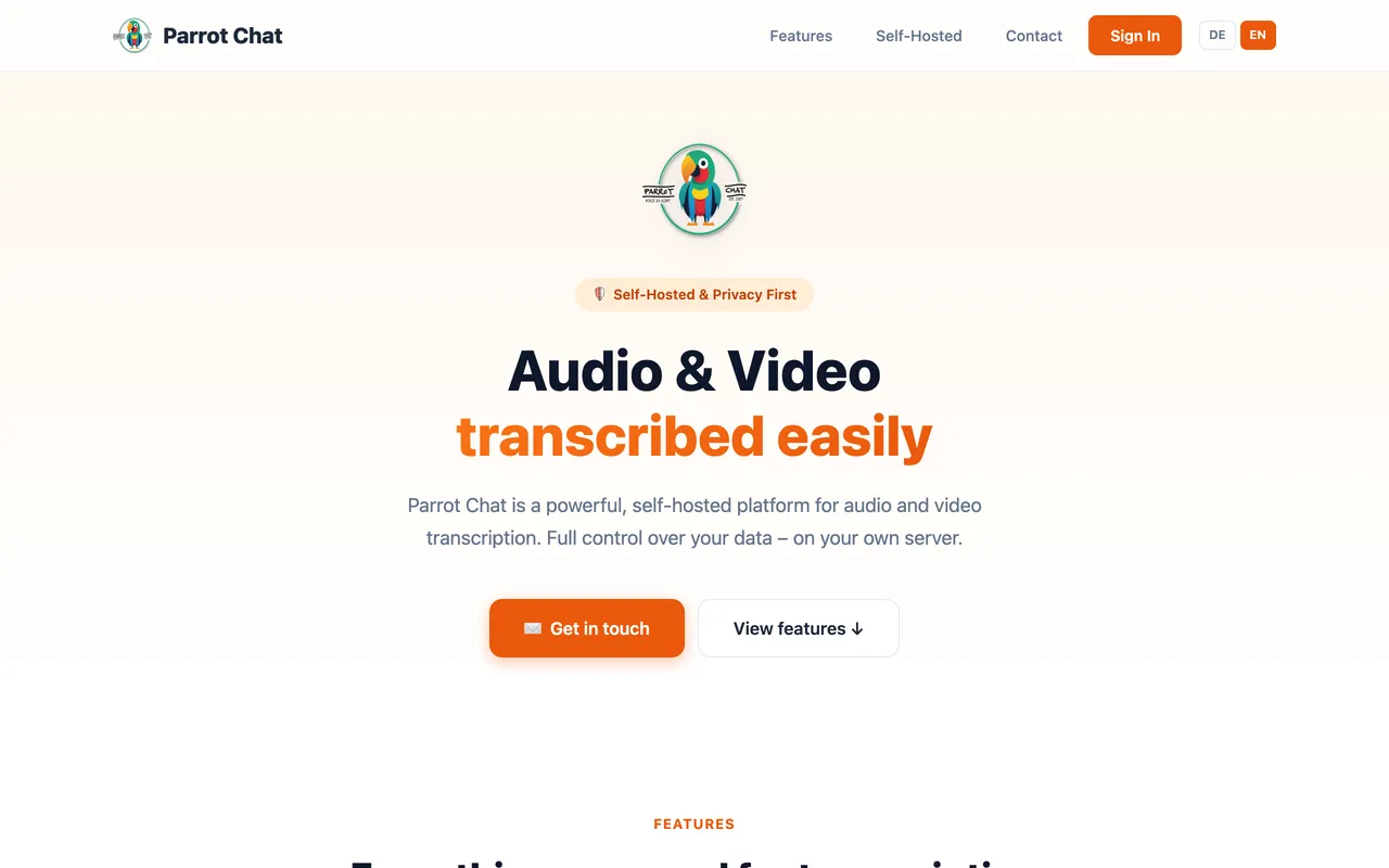 Parrot Chat preview